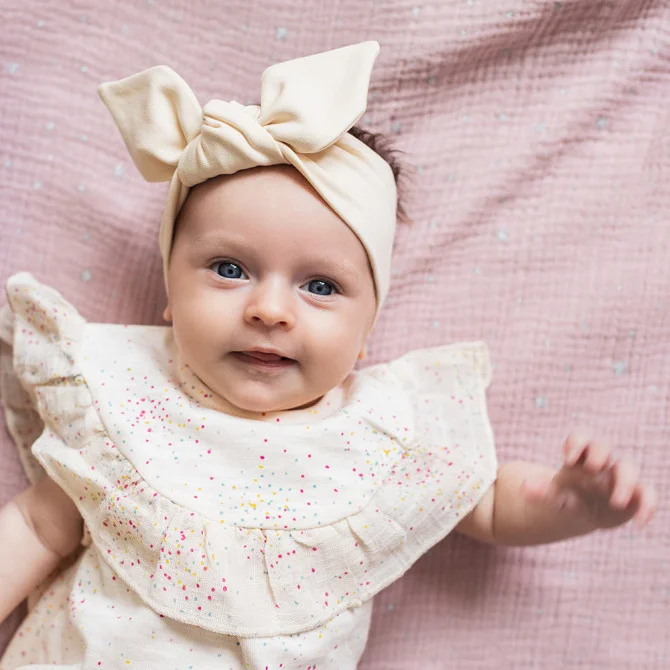 girl-headband-biscuit-1 UL & Ka Stirnband mit Schleife in Creme - Handgefertigt