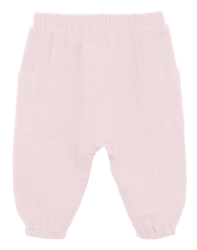 HUTTELiHUT Musselin Hose in Rosa