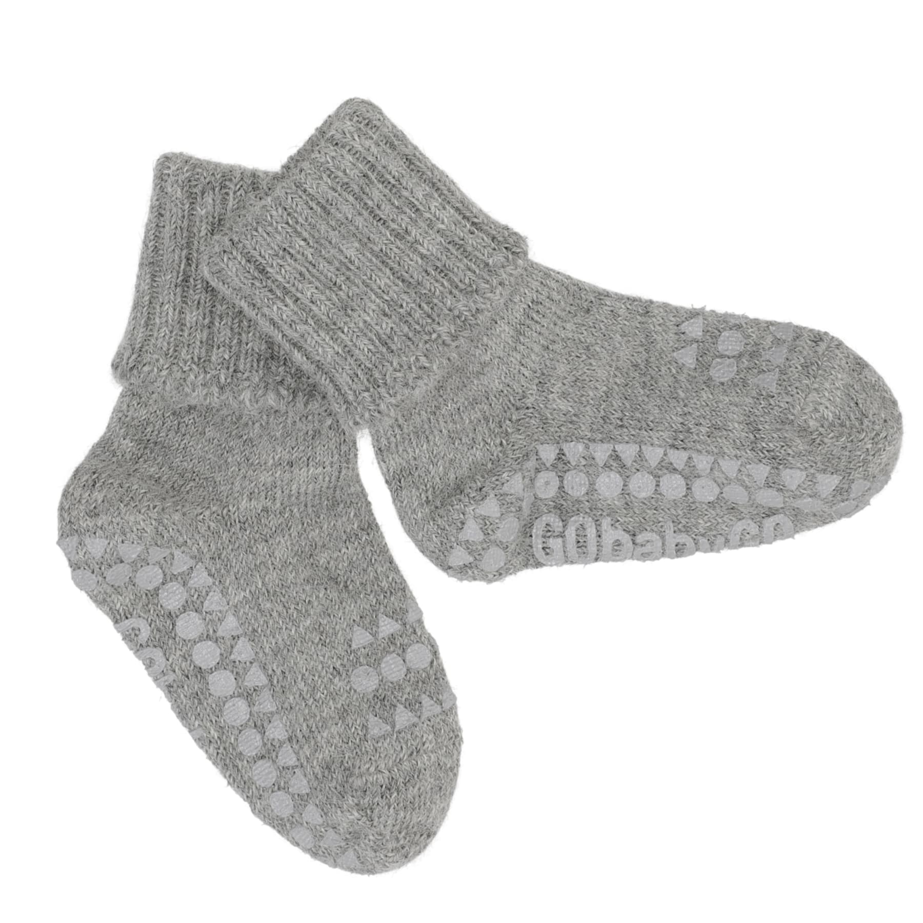 GoBabyGo Grip Non-Slip Stoppersocken - Alpaca in Grau