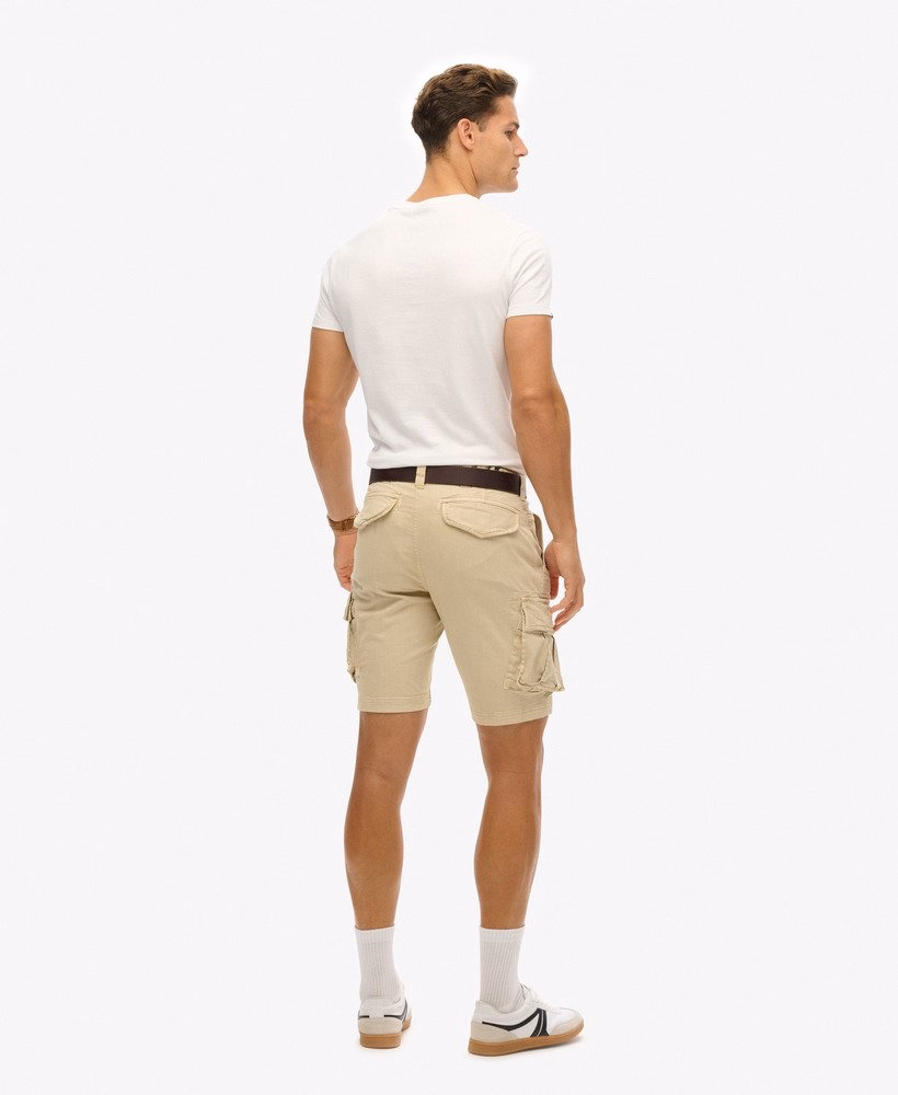 Superdry Herren Core Cargo Shorts in Sand Beige