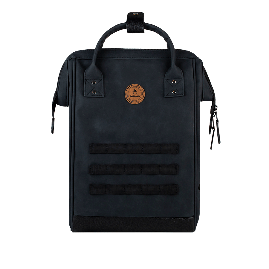TDM-W22-ADVENTURER-MEDIUM-LE-HAVRE-FACE-BD Cabaia Rucksack LE HAVRE Medium mit Laptop-Fach - Schwarz