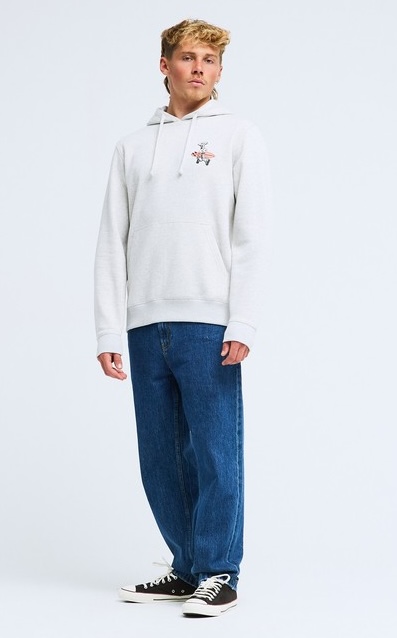 Billabong Foundation Hoodie für Herren in Grau - Screw it 
