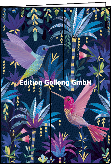 Edition Gollong Notizbuch A6 - gepunktet - Kolibri