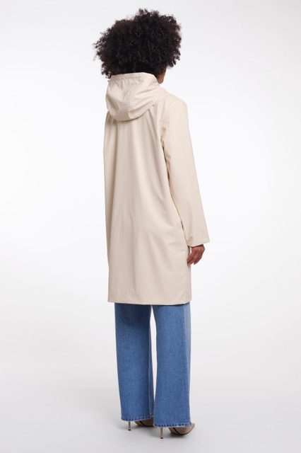 Rino & Pelle Ishana Damen wendbarer Regenmantel - Birch & pink Leo