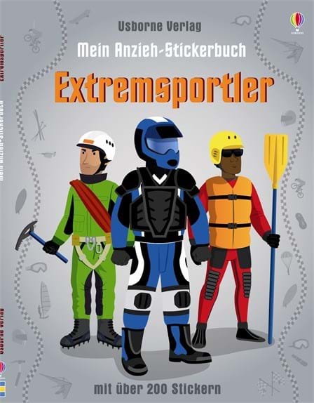 extremsportler Usborne Mein Anzieh Stickerbuch - Extremsportler
