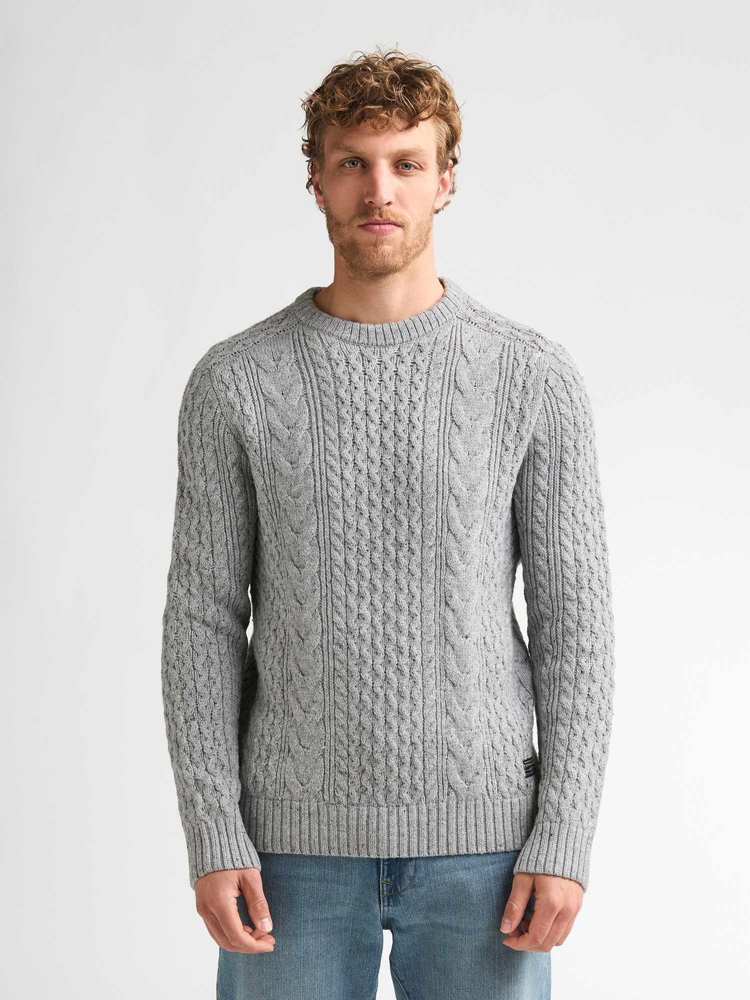 Petrol Industries Herren Strickpullover Irongate in Grau Petrol Industries Herren Strickpullover Irongate in Grau