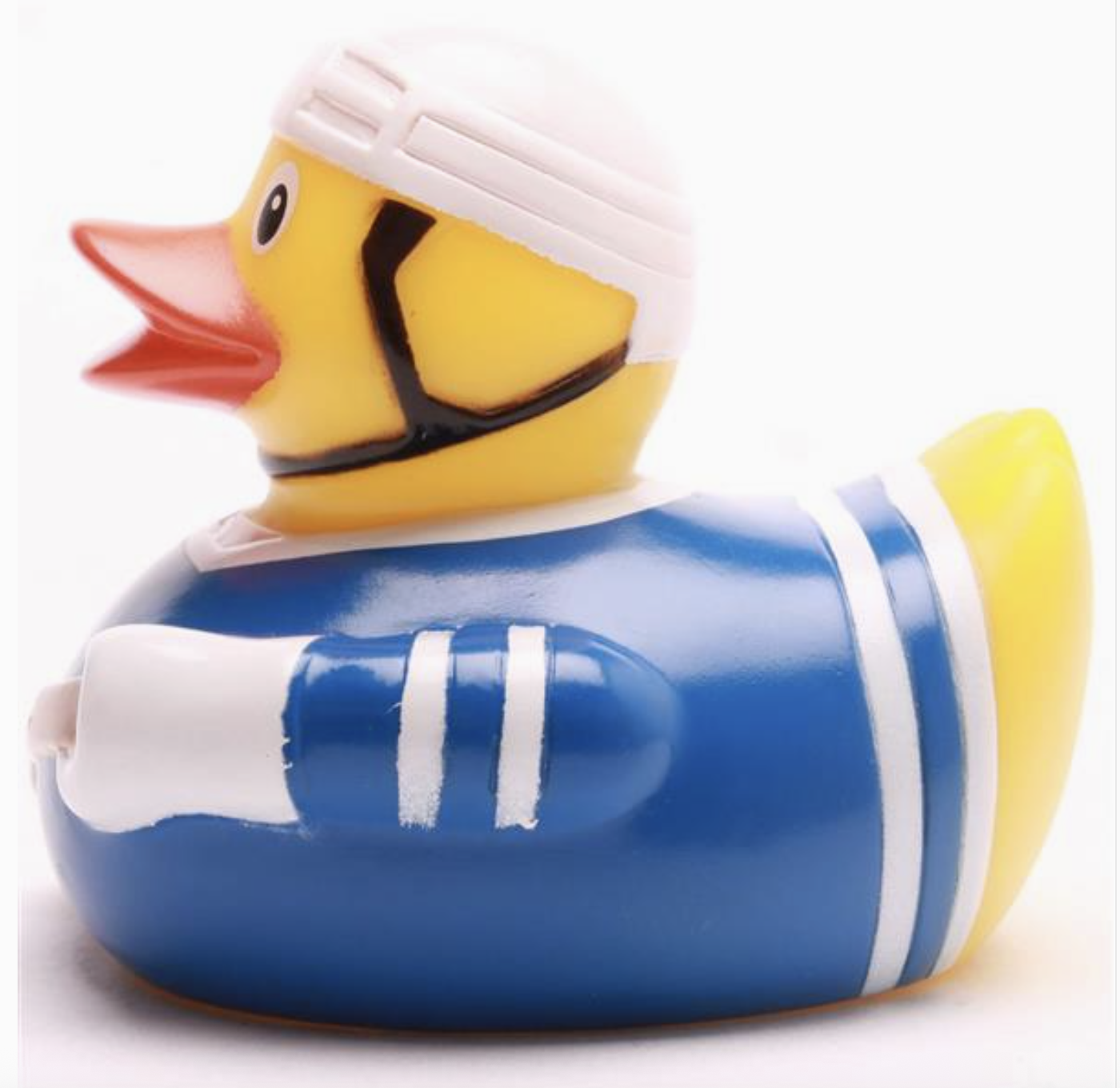 Lanco Eishockey Duck - Naturkautschuk Ente - Eishockey Blau Lanco Eishockey Duck - Naturkautschuk Ente - Eishockey Blau