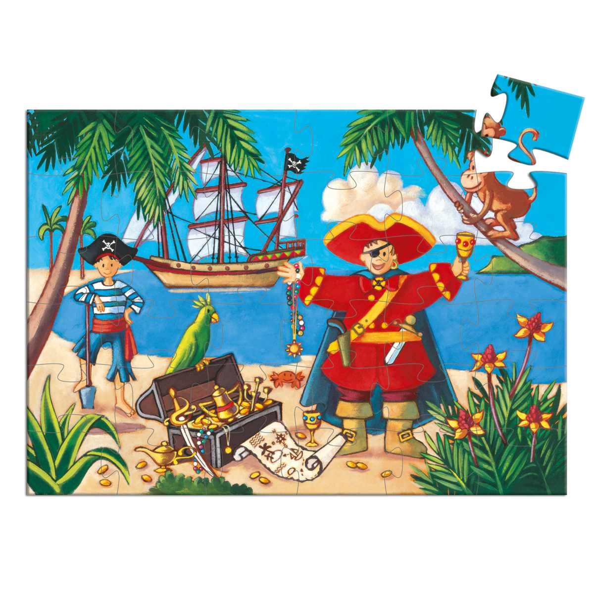 Djeco Puzzle Pirat- 36 Teile