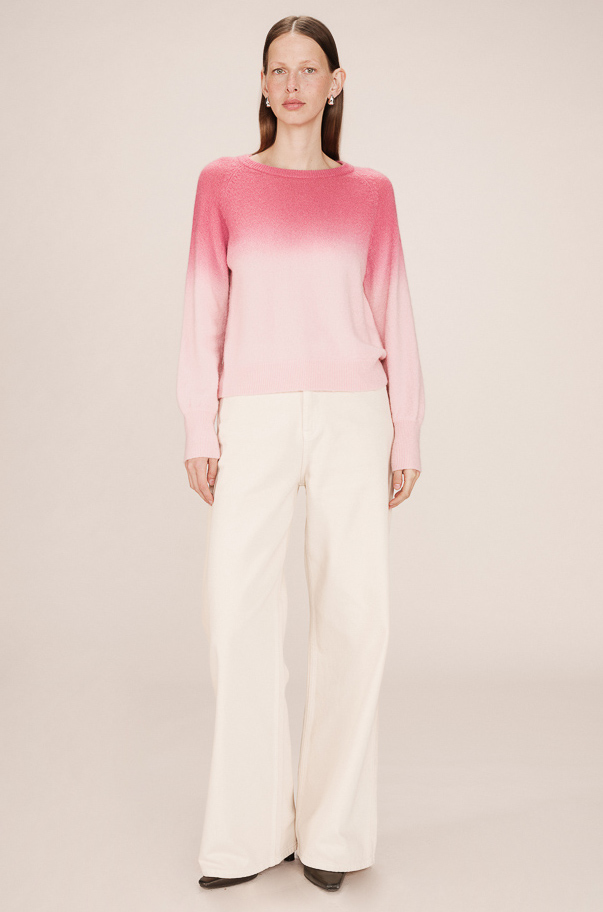 Grace & Mila Sacramento Strickpulli Gradient Farbverlauf in Pink - SALE Grace & Mila Sacramento Strickpulli Gradient Farbverlauf in Pink - SALE