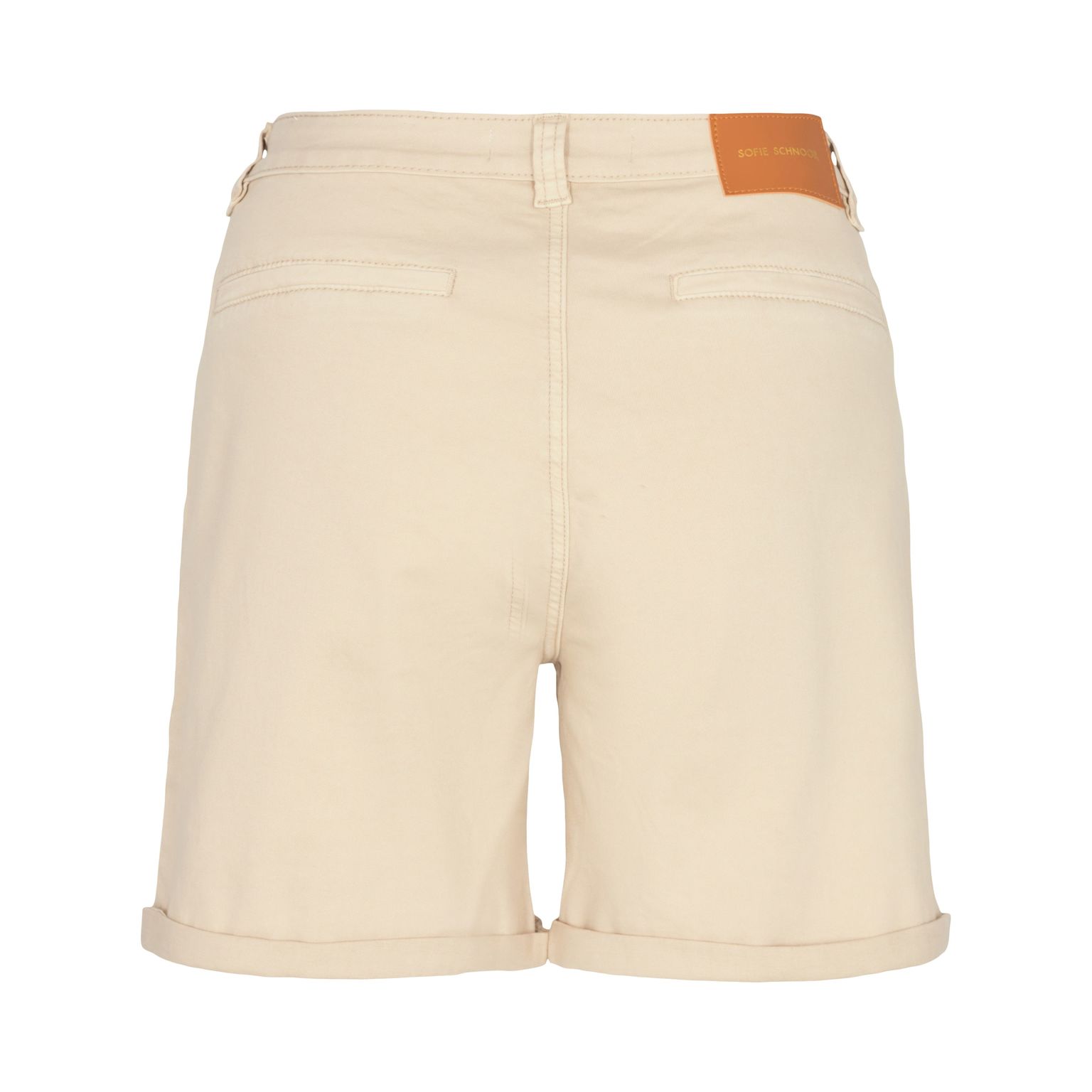 S222317_7093_2 Sofie Schnoor Chino Short in Beige mit Nieten - SALE