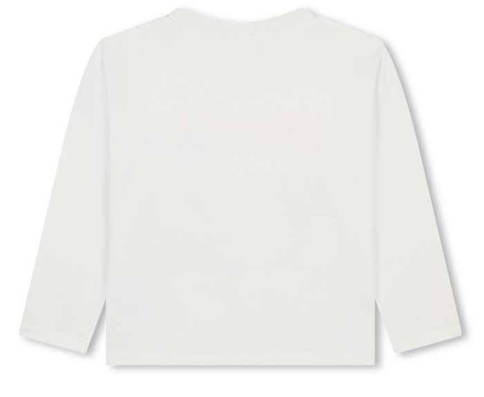 Billieblush Langarm T-Shirt in Creme mit Glitzer - Besties Herzen - SALE Billieblush Langarm T-Shirt in Creme mit Glitzer - Besties Herzen - SALE