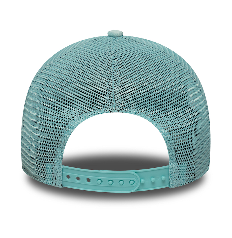 New Era Womens Velour Trucker Cap in Helles Türkis Blau