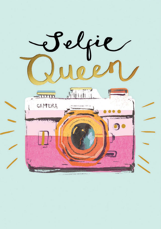chic-mic-Doppel-Geschenkkarte-Selfie-Queen-mit-Umschlag chic mic Doppel Geschenkkarte - Selfie Queen - mit Umschlag