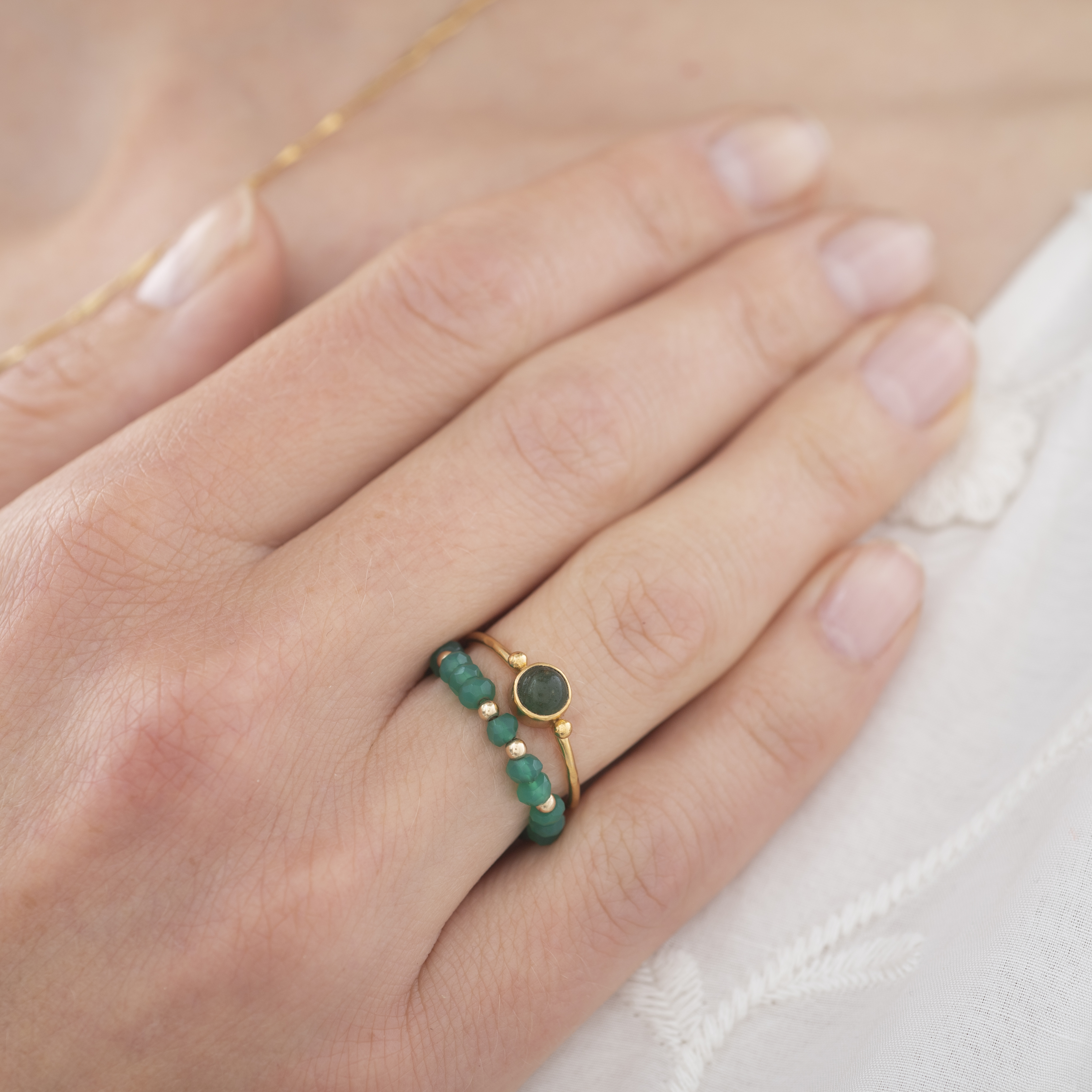 BL30627_Dedicated-Aventurine-Gold-Ring_2_A-Beautiful-Story A Beautiful Story Ring Gold - Dedicated Aventurine - SALE