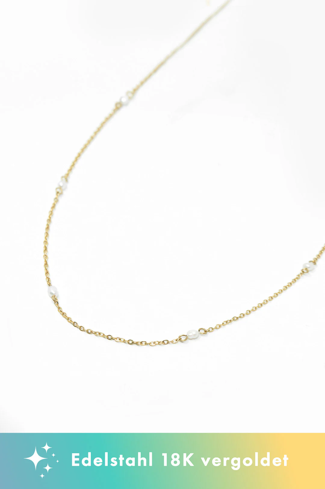 AIMI Halskette Godess Slay in Gold mit Perlen AIMI Halskette Godess Slay in Gold mit Perlen