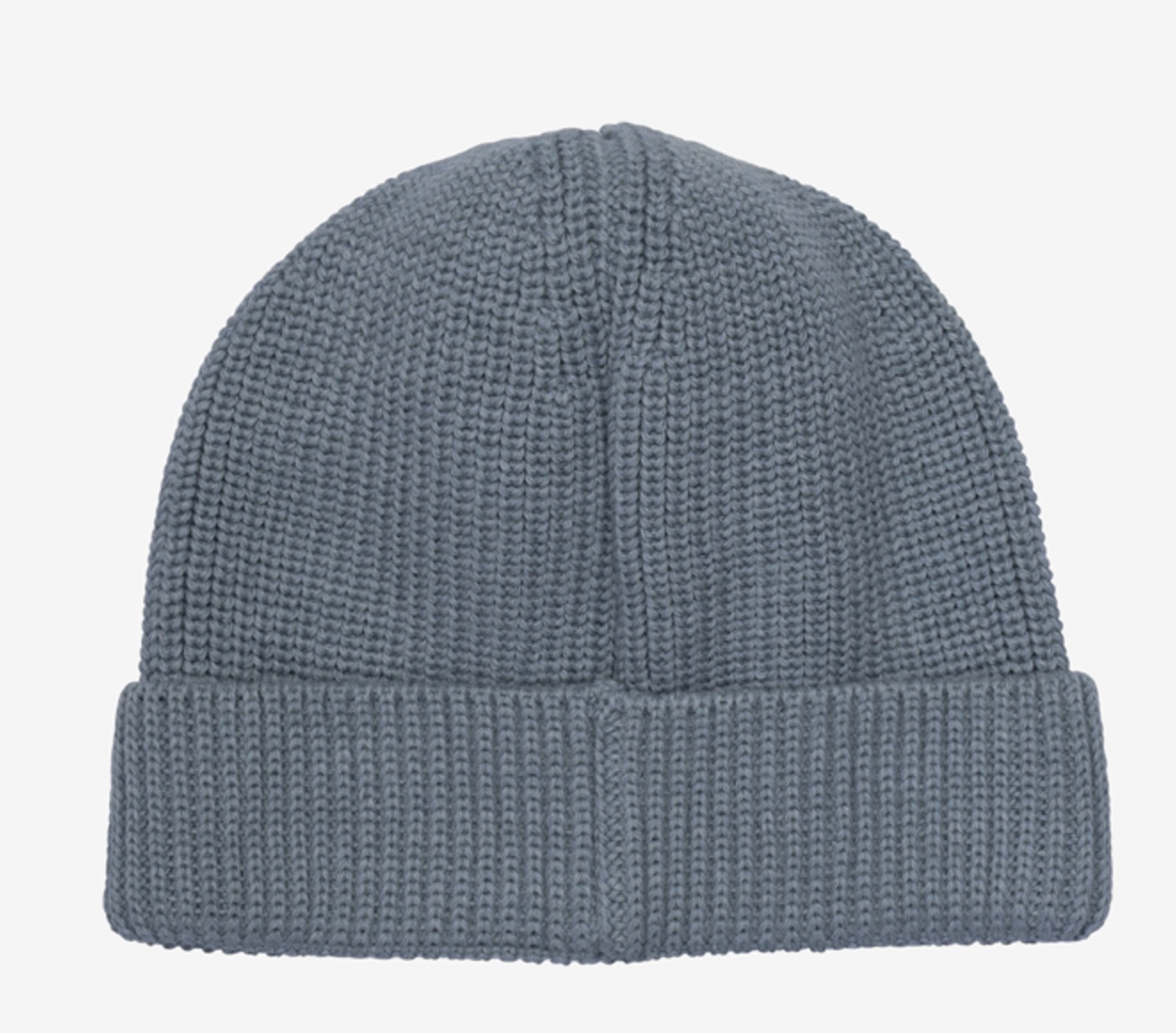HUTTELiHUT Stylische Strickbeanie aus Merinowolle in Oceanblau 