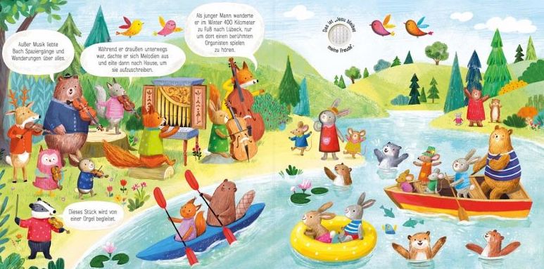 Usborne Mein Klassik-Klangbuch - Das Tier Orchester spielt Bach
