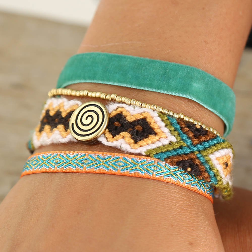 Love Ibiza Armband Aztec orange