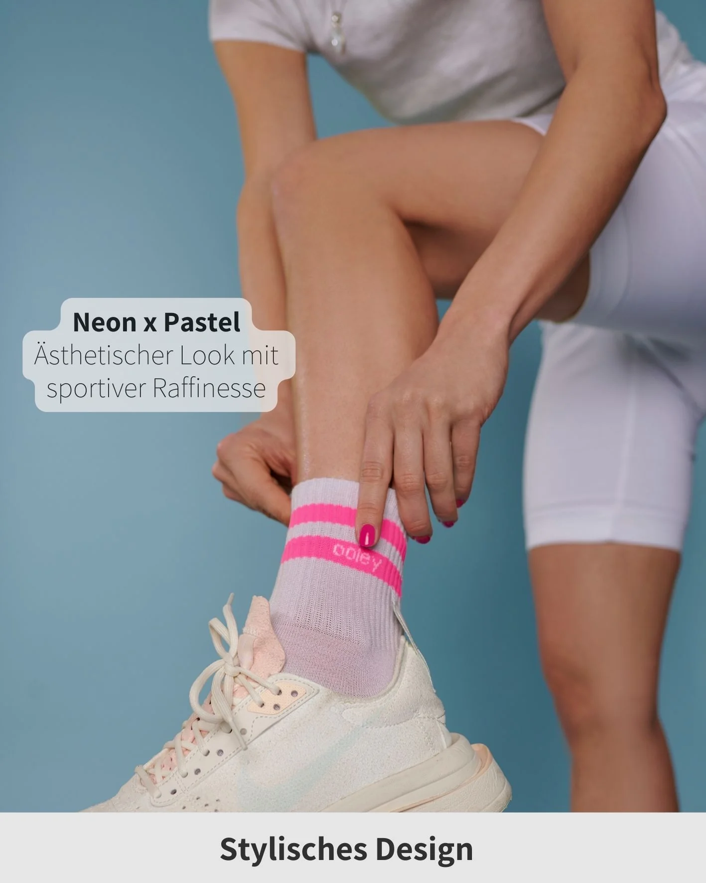 le ooley Socken Streetmood Light - Neon Pink & Flieder le ooley Socken Streetmood Light - Neon Pink & Flieder