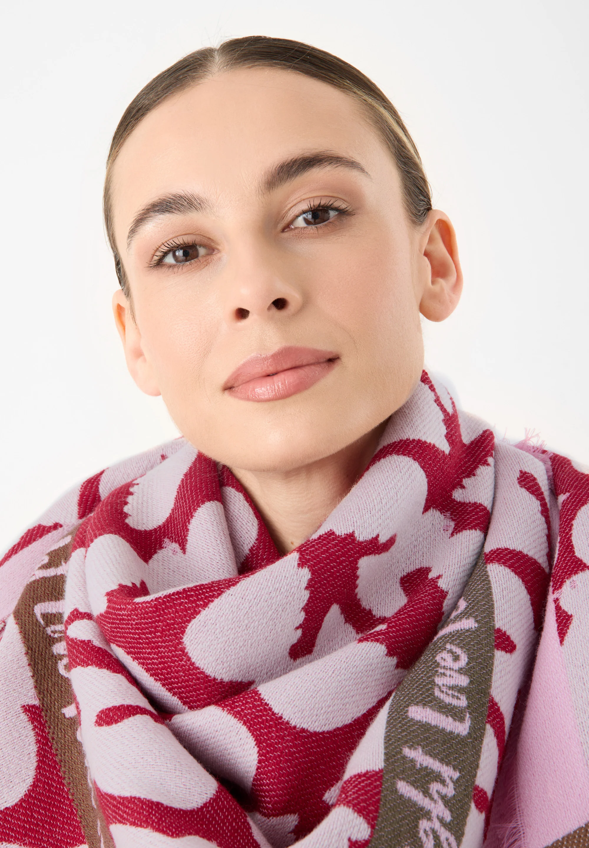 Codello Jacquard Viereck Tuch MIx Doves - Tauben