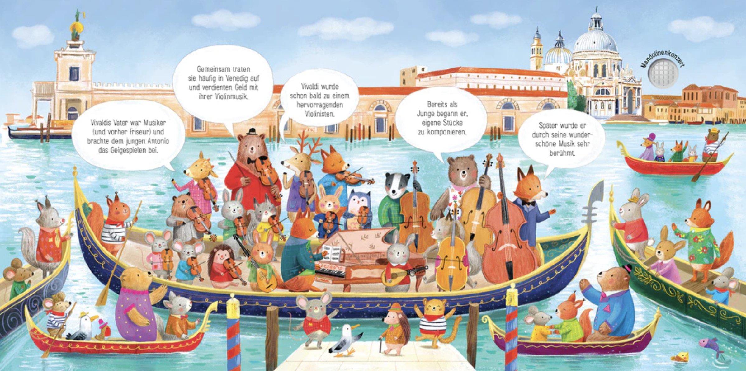 Usborne Mein Klassik-Klangbuch - Das Tier-Orchester spielt Vivaldi Usborne Mein Klassik-Klangbuch - Das Tier-Orchester spielt Vivaldi