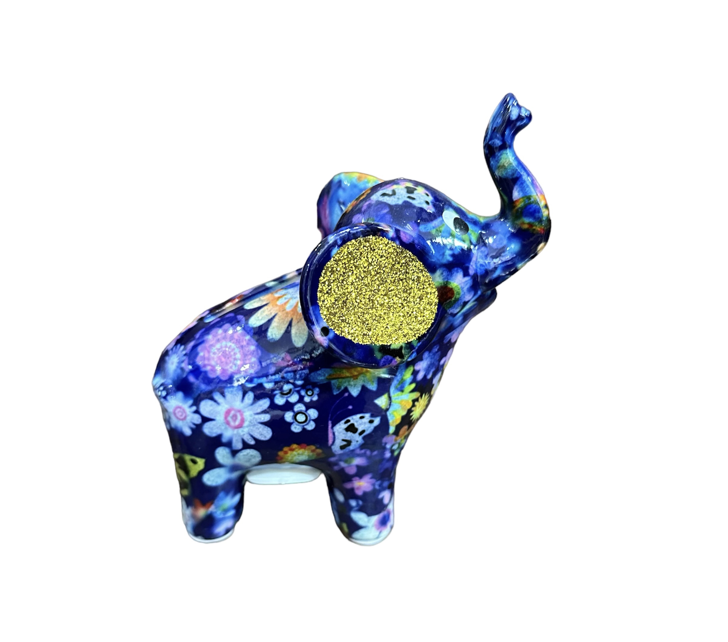 Pomme pidou Spardose Keramik - Elefant Darcy in Blau