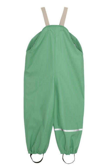 CeLaVi Regenhose Overall / Matschhose mit Latz bis Größe 100 in Gras Grün