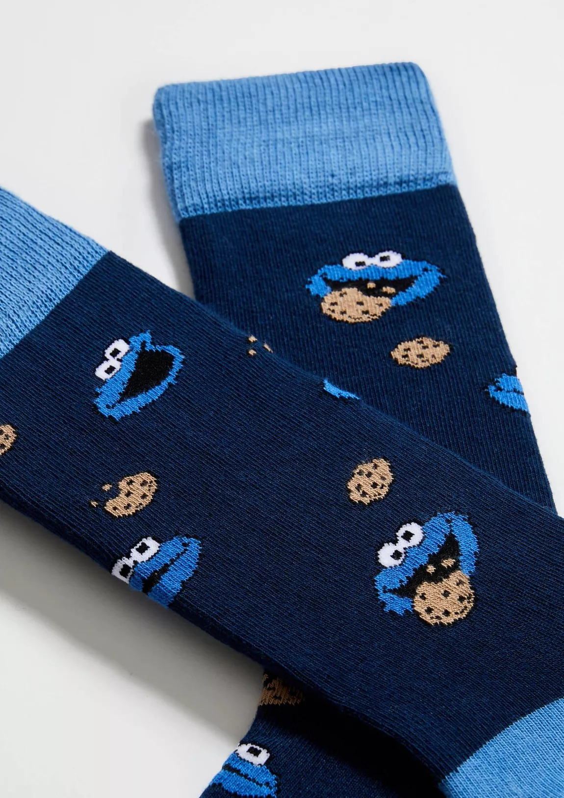 besocks Sesamstraße Bio-Baumwolle Socken in Blau Krümelmonster besocks Sesamstraße Bio-Baumwolle Socken in Blau Krümelmonster