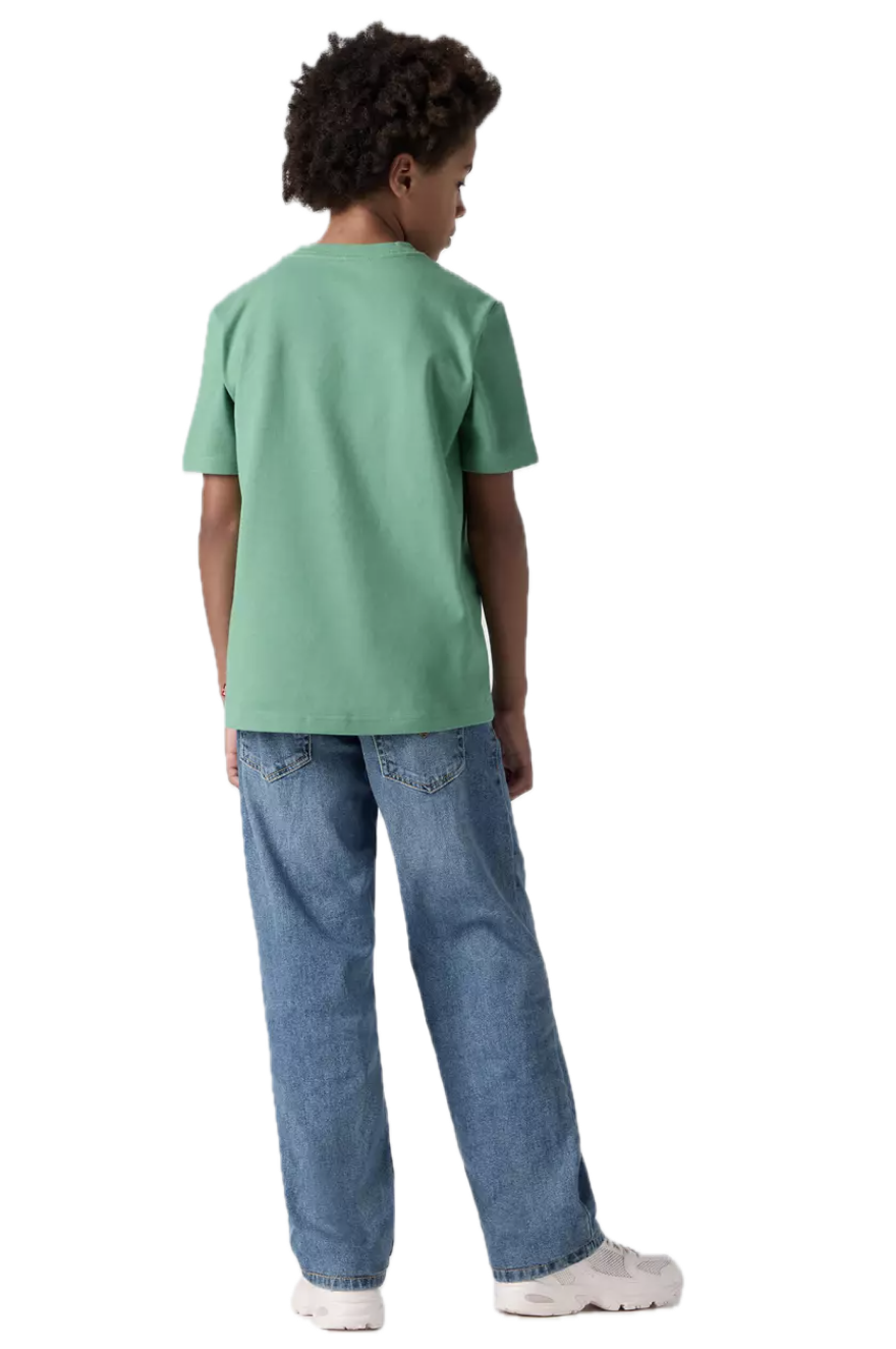 Levi’s Jungen 555 Relaxed Straight Jeans in Medium Blau – Stretch Denim mit weitem geradem Bein Levi’s Jungen 555 Relaxed Straight Jeans in Medium Blau – Stretch Denim mit weitem geradem Bein