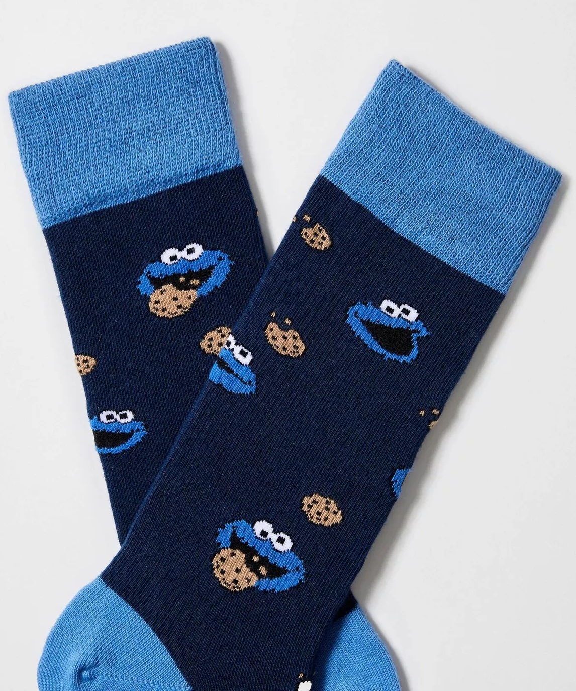 besocks Sesamstraße Bio-Baumwolle Socken in Blau Krümelmonster 