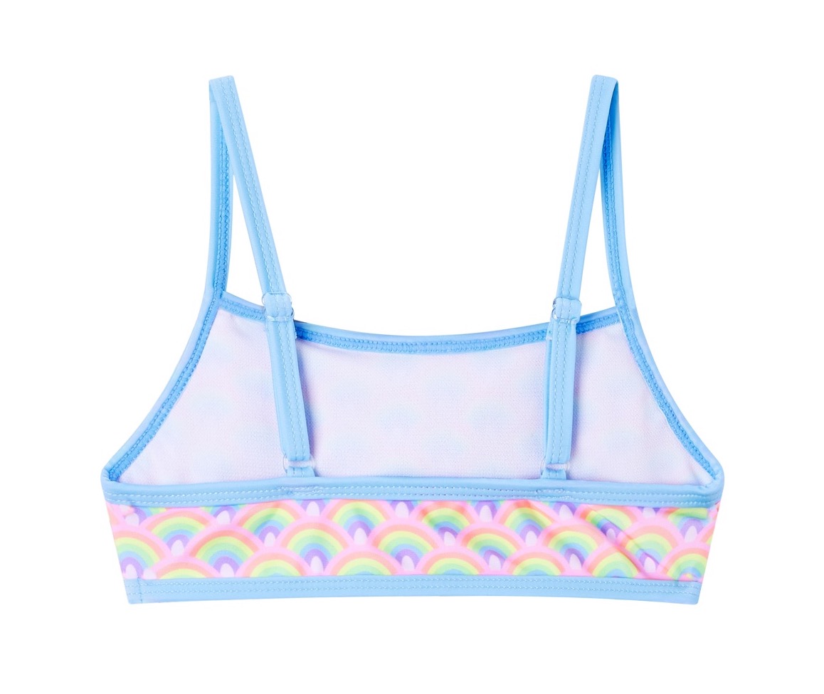 Someone Bikini Swimmy in Rosa mit Pastell Regenbogen
