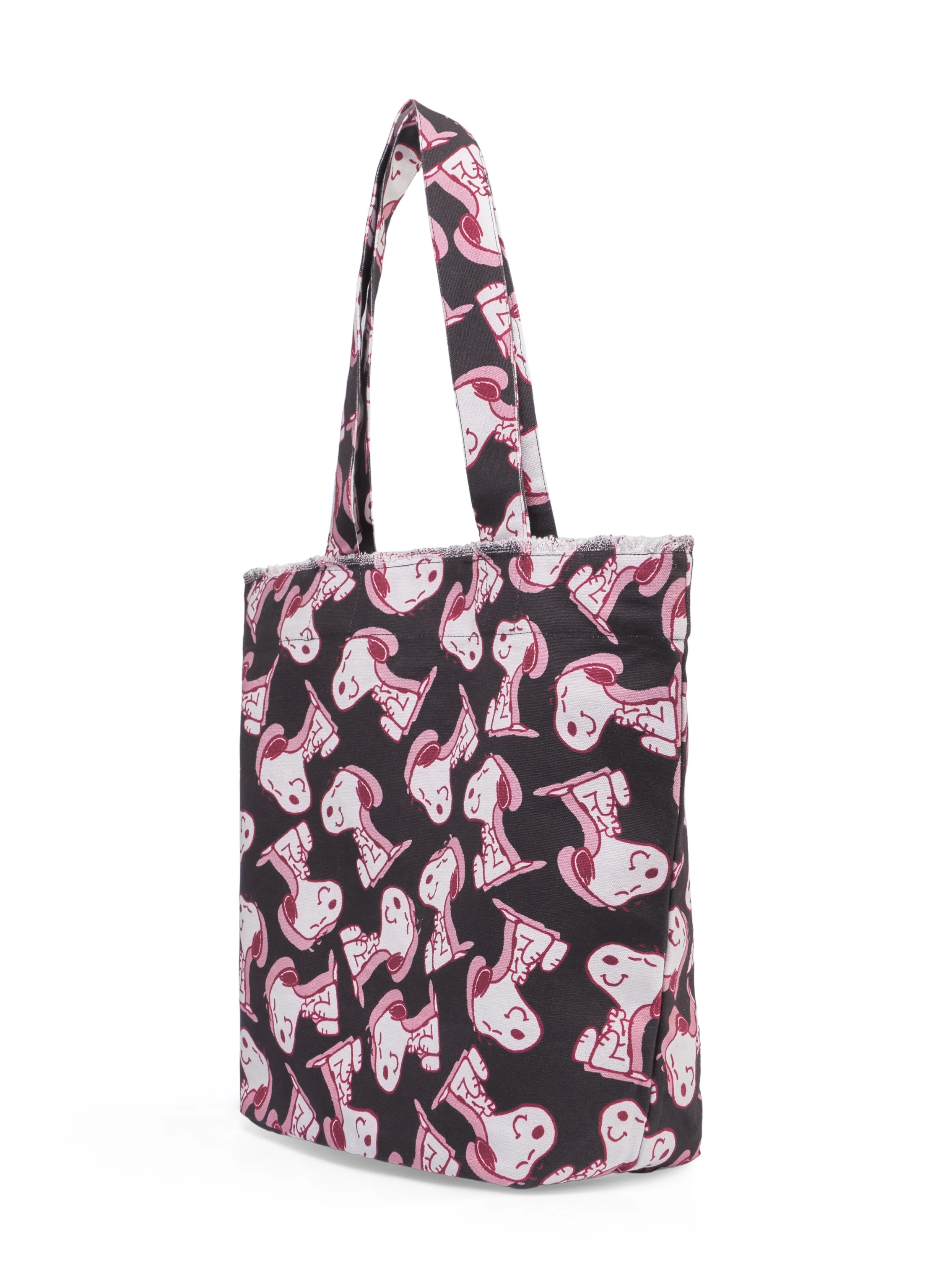 Codello Peanuts™ Shopper Tasche aus Canvas in Brombeere mit Snoopy Allover - SALE Codello Peanuts™ Shopper Tasche aus Canvas in Brombeere mit Snoopy Allover - SALE