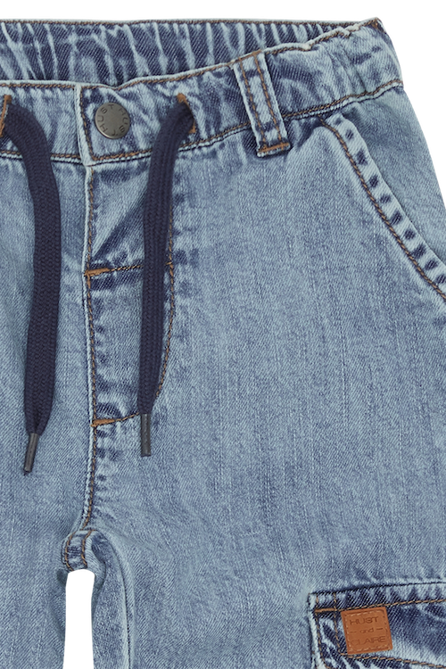 Hust & Claire James Washed Denim Cargo Jog Jeans - SALE