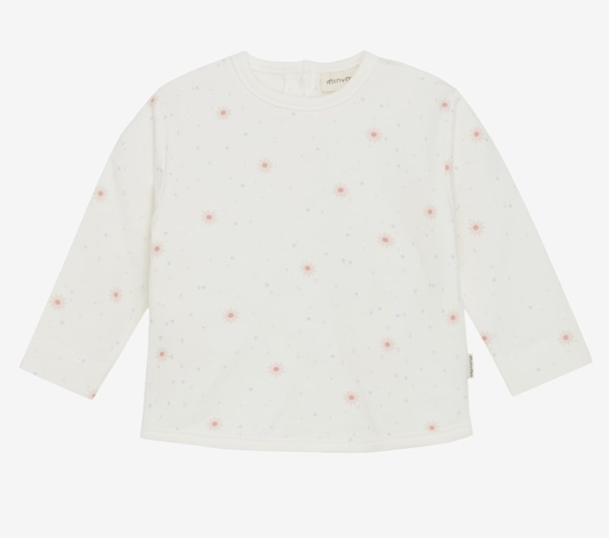 Minymo Sweatshirt Baby Mädchen mit Allover Print - SALE