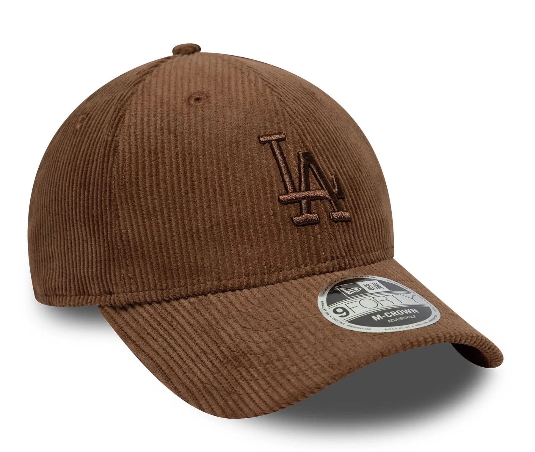 New Era LA Dodgers MLB Cord Brown 9FORTY M-Crown Cap - Braun Cord