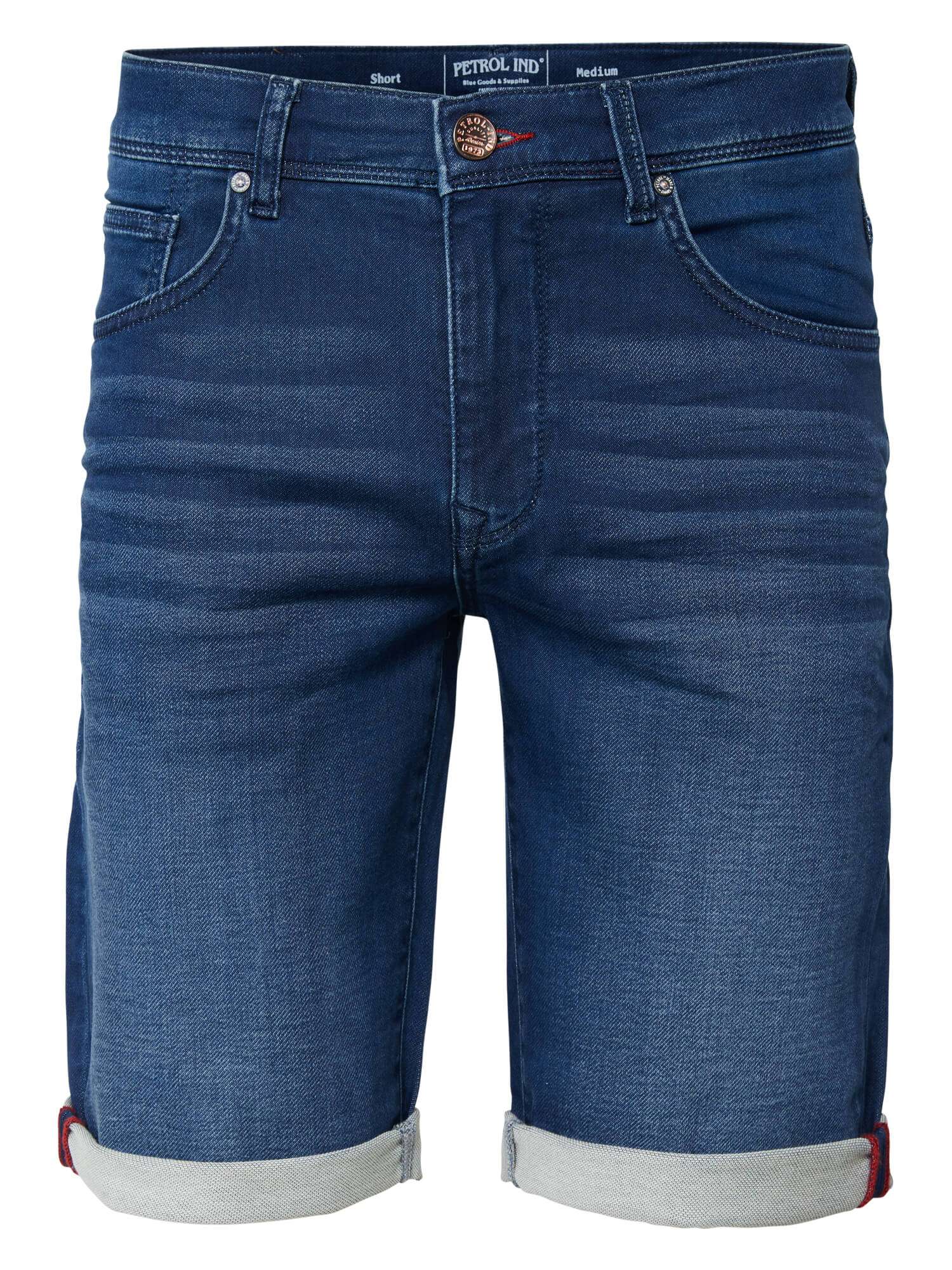 M-1000-SHO591-5800-07MF1FAH992FCpL_900x1200-2x Petrol Industries Jackson Jog Jeans Short in Dark Blue Denim