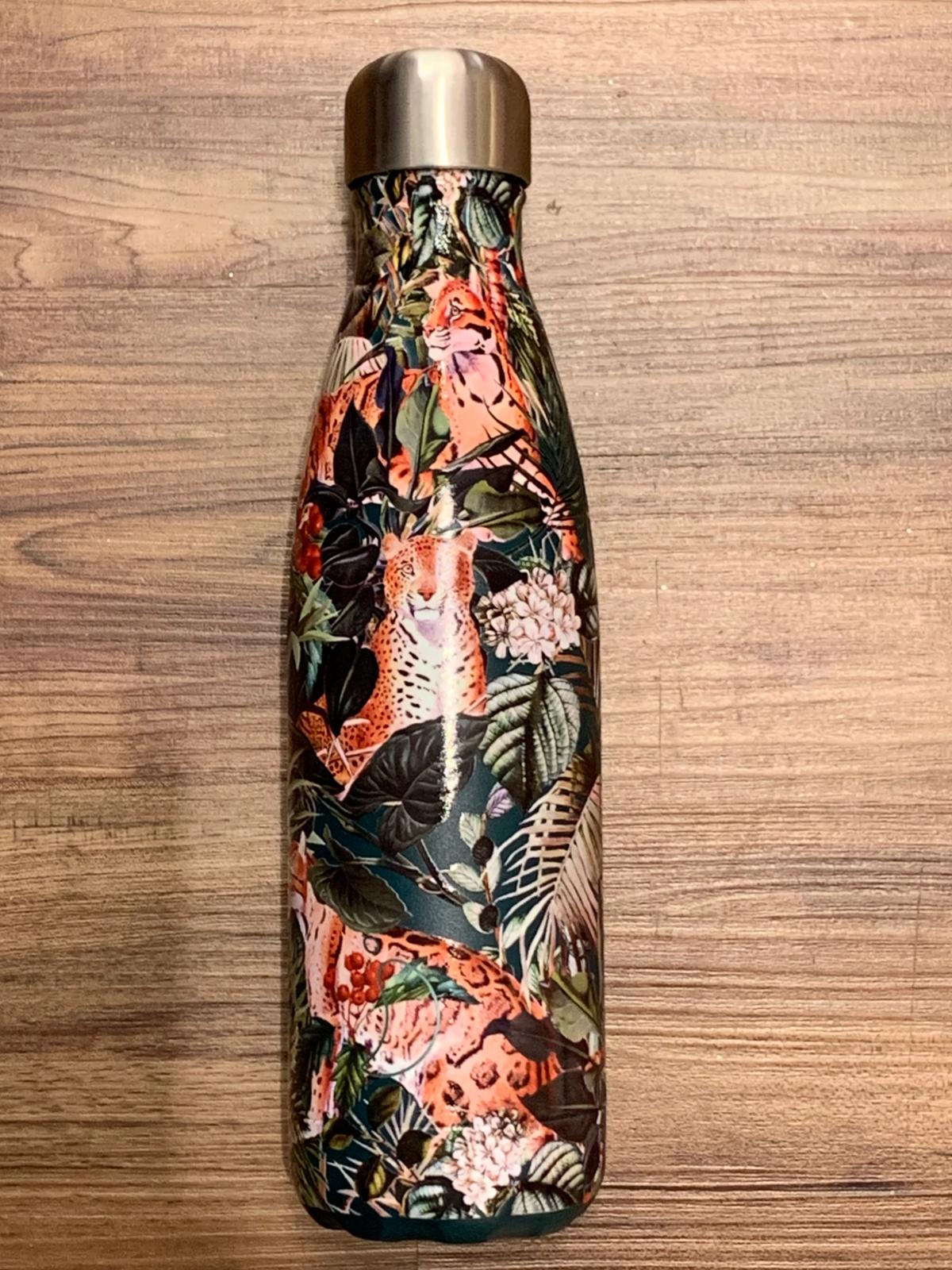 Chilly's Edelstahl Thermos Flasche Leopard 500 ml