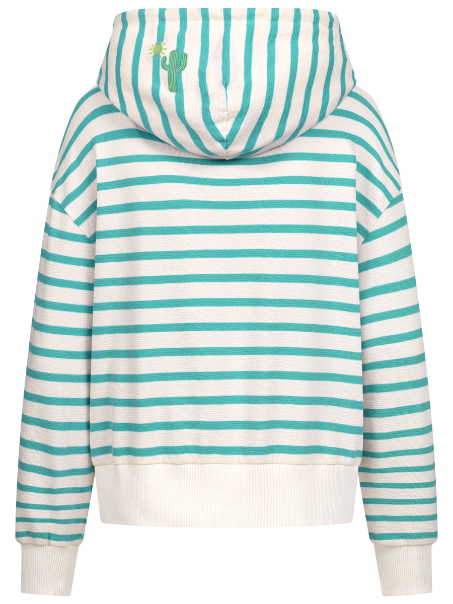 Another Brand Hoodie Stripes Cactus - Grün gestreift - SALE Another Brand Hoodie Stripes Cactus - Grün gestreift - SALE