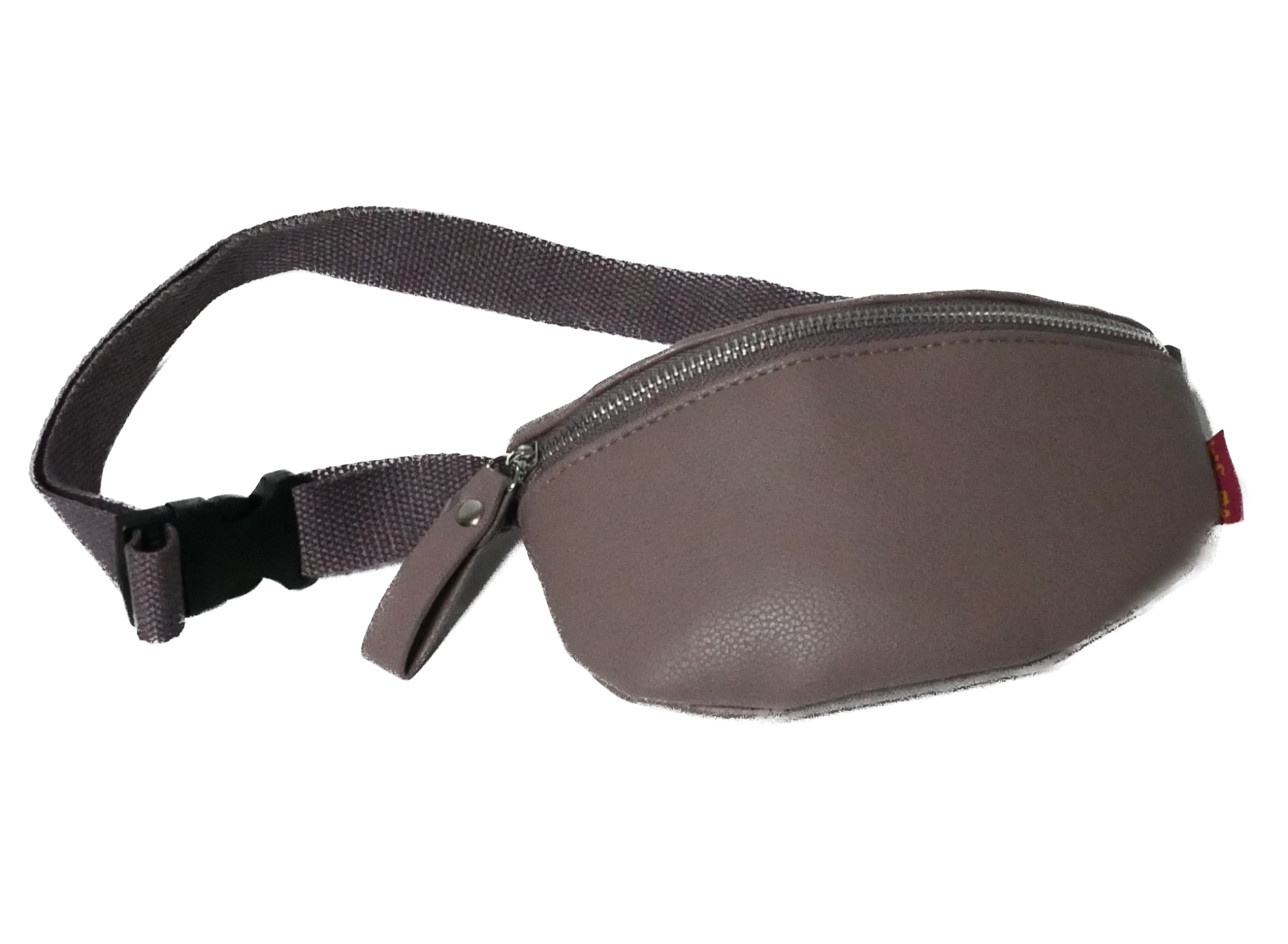 KisMe Gürtelltasche/Bauchtasche Tasche - Brombeer mit Unifarbenen Band