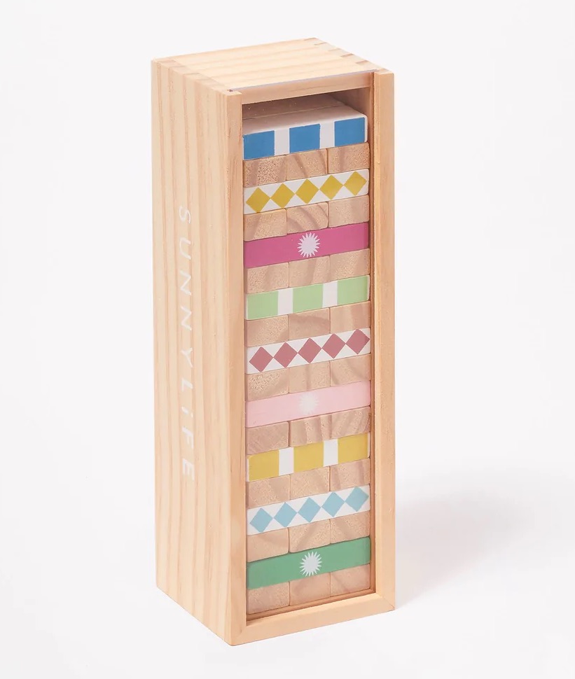 Sunnylife Travel Jumbling Tower aus Holz - SALE