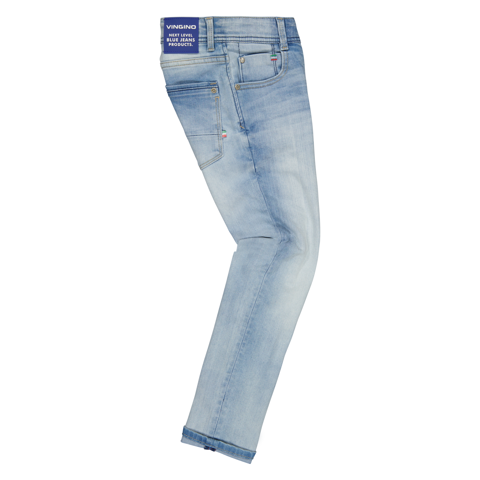 HS22KBD42101_ANZIO_Light-Vintage_DETAIL1 Vingino Jeans ANZIO - Skinny Fit Jog Jeans in Light Vintage