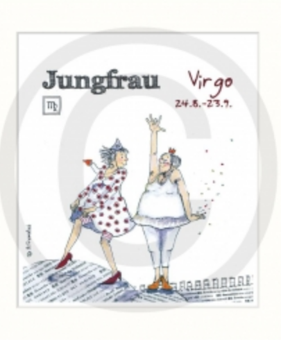 Bildschirmfoto-2022-08-03-um-16-31-36 Sweet Design Sternzeichen Kunstwerk mit Passepartout - Virgo - Jungfrau - SALE
