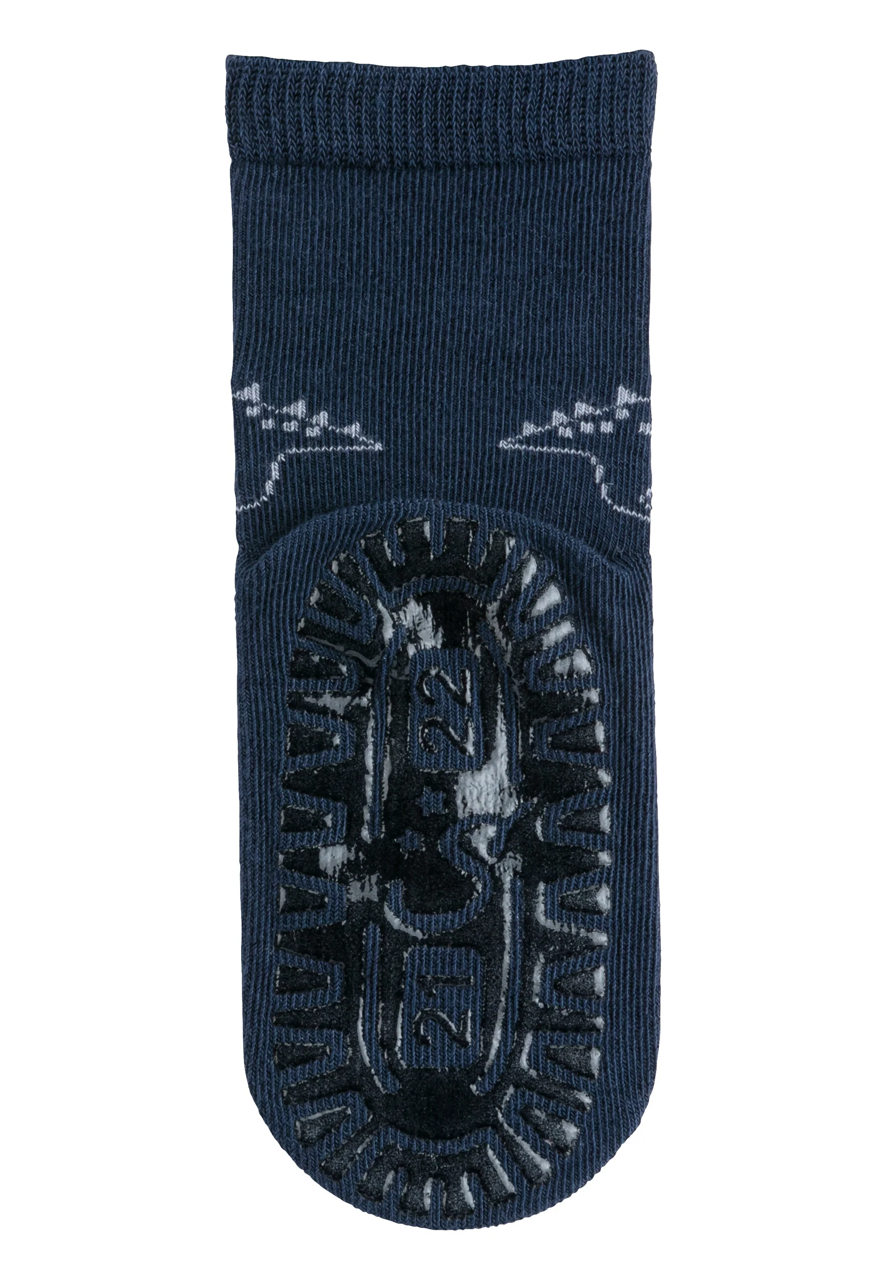 Sterntaler Fliesen Flitzer SUN Stoppersocken in Navy Blau - Dino Sterntaler Fliesen Flitzer SUN Stoppersocken in Navy Blau - Dino