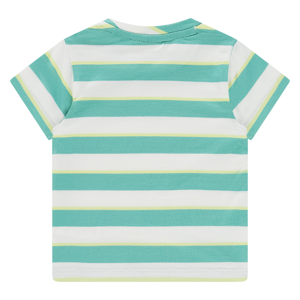 Babyface Baby Boys t-Shirt in Smaragd Grün Gestreift Babyface Baby Boys t-Shirt in Smaragd Grün Gestreift