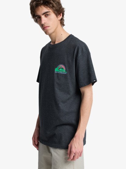 Quiksilver Hellbender T-Shirt für Männer in Schwarz - Sunset Backprint Quiksilver Hellbender T-Shirt für Männer in Schwarz - Sunset Backprint