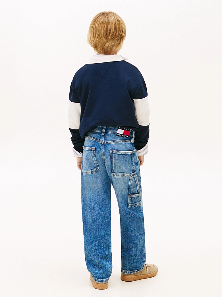 Tommy Hilfiger Jungs Baggy Jeans in Denim Medium Vintage Tommy Hilfiger Jungs Baggy Jeans in Denim Medium Vintage