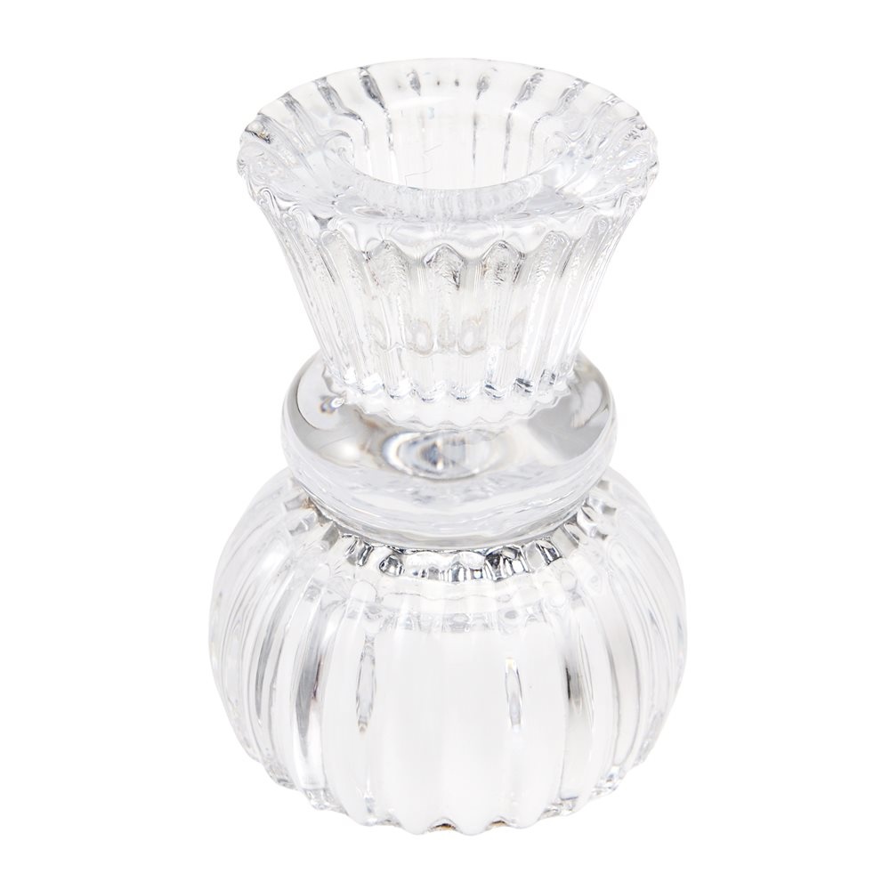REX London Rex London Kerzenhalter - 2 Seiten - Glas - Klar - SALE