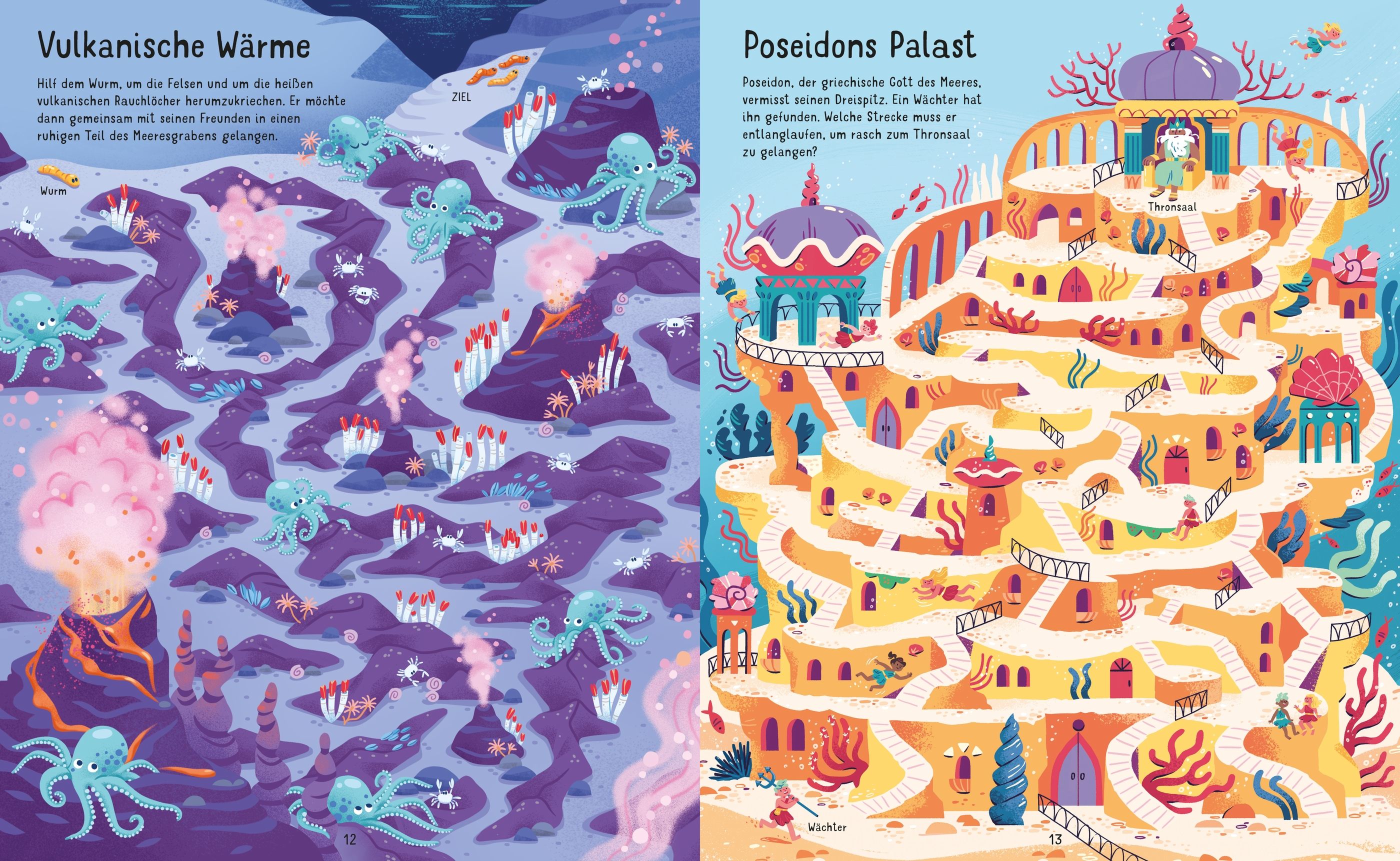 Usborne Der große Labyrinthe-Spaß - Unterwasserwelten
