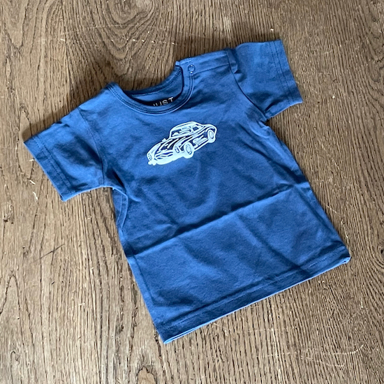 IMG_6201 Hust & Claire Kurzarm T-Shirt in Marineblau - Auto - SALE