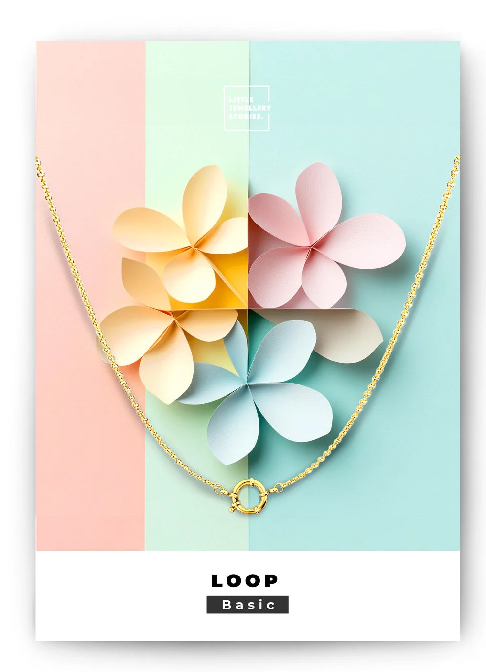 AIMI Basic Halskette Loop in Gold - Perfekt für die Birthstone Charms AIMI Basic Halskette Loop in Gold - Perfekt für die Birthstone Charms